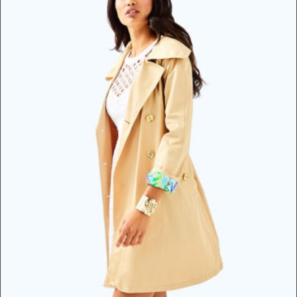 NWT Lilly Pulitzer Tan Coat